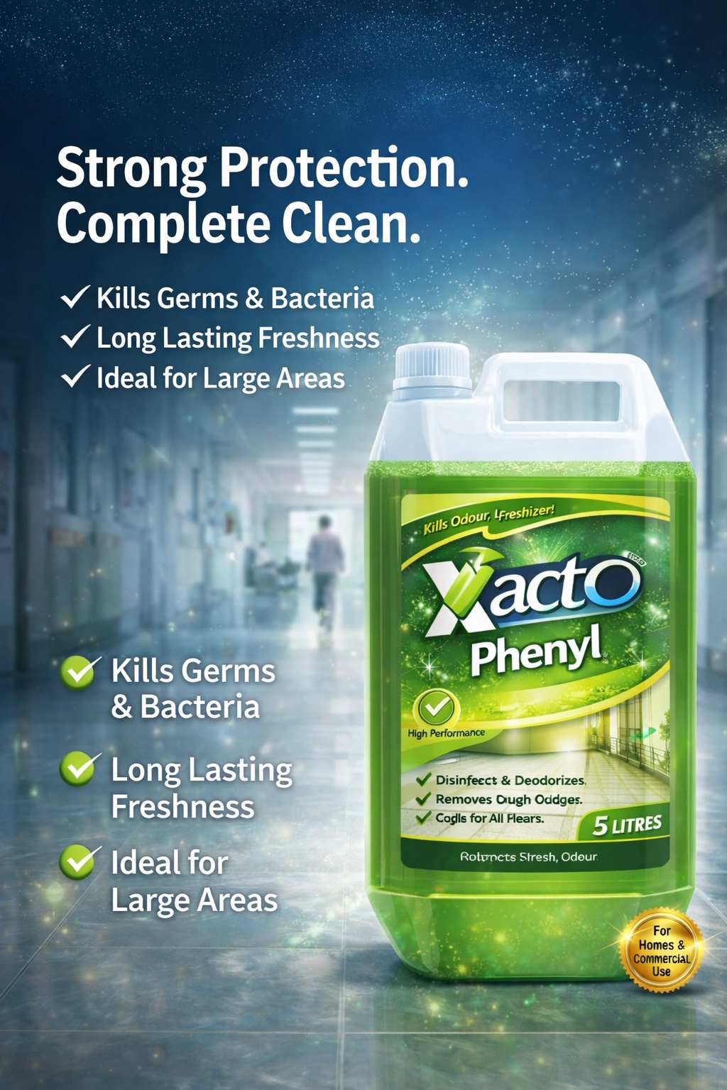 Xacto phenyl disinfectant - phenyl supplier in Noida
